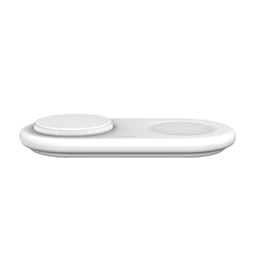 2-in-1 Magnetic Wireless Charging Pad with Qi2 15W, White, hi-res