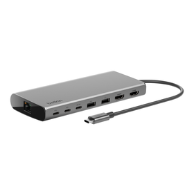 Universal USB-C 8-in-1 Dual Display Core Hub