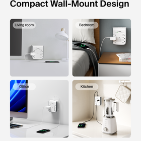 USB Wall Mount (10 Watts, Combined)