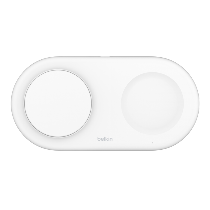 2-in-1 Magnetic Wireless Charging Pad with Qi2 15W, White, hi-res